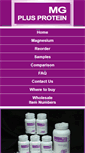 Mobile Screenshot of mgplusprotein.com